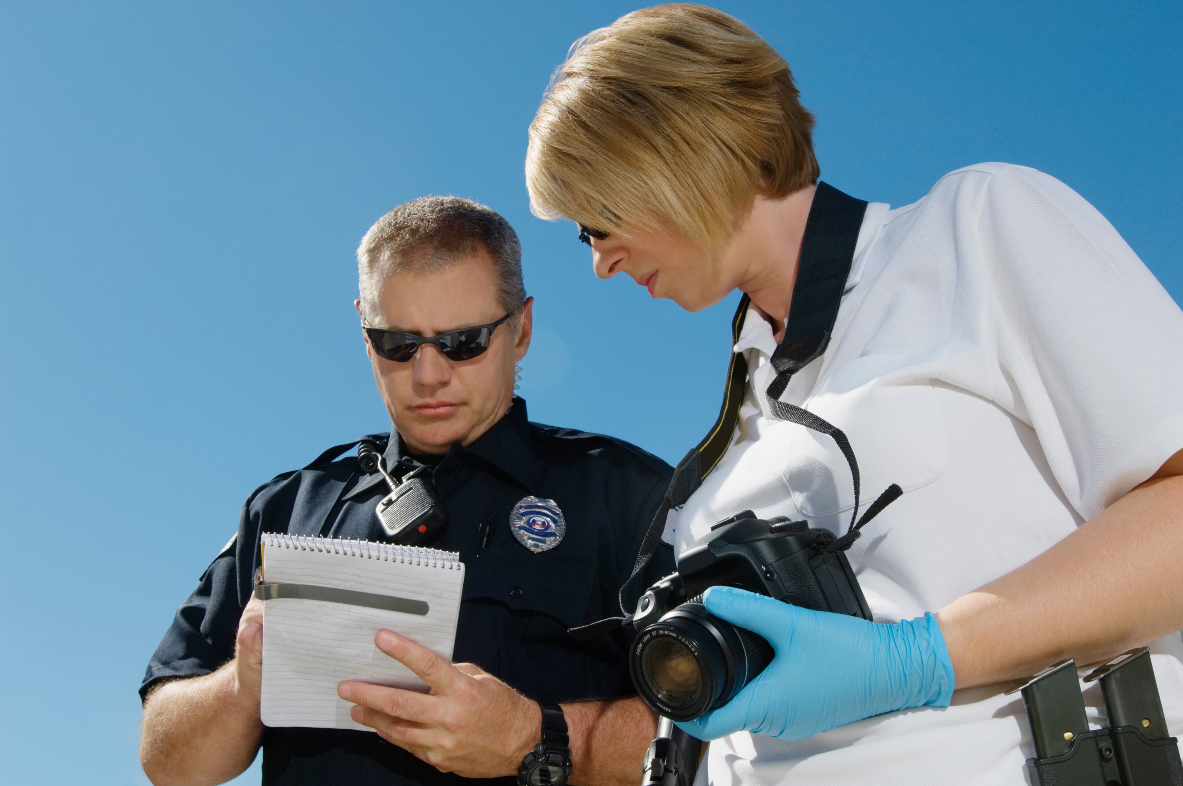 Field investigator at work